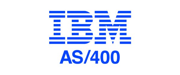 AS/400 Logo Blau-Weiß